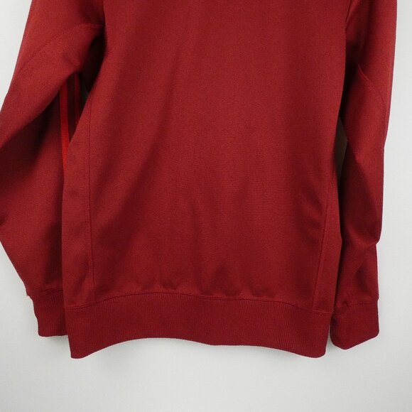 Adidas Jacket FC Bayern Munchen Soccer Mens S Red Full Zip Embroidered Rare - Picture 11 of 16